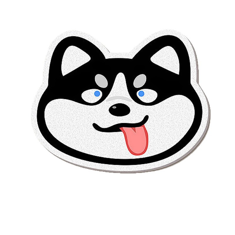 Cartoon Husky Wall Display Board Felt Board Wall Sticker Jewelry Storage Good Things Dormitory Vision Board Message Board