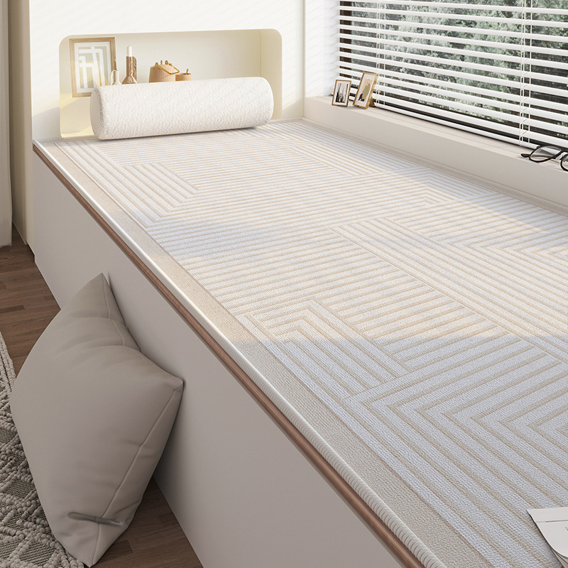 Simple Style Bay Window Mat, Universal Balcony Mat for All Seasons, Household Water-Absorbent Anti-Slip Mat, Stain-Resistant and Easy to Clean Tatami Mat