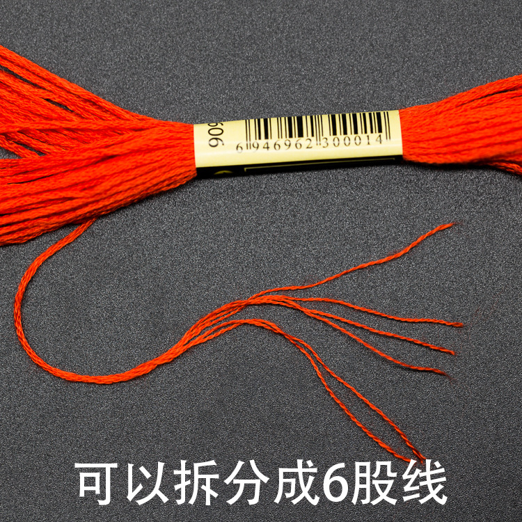 Cross-Stitch Thread Dmc Color Series 8.447m Colors Polyester Embroidery Thread Needlework Thread Nordic Style Handmade