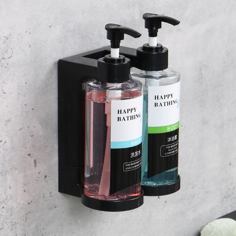 Hua Kemei Punch-free Toilet Wall-mounted Manual Soap Dispenser Hand Soap Bottle Hotel Shampoo & Body Soap Distribution