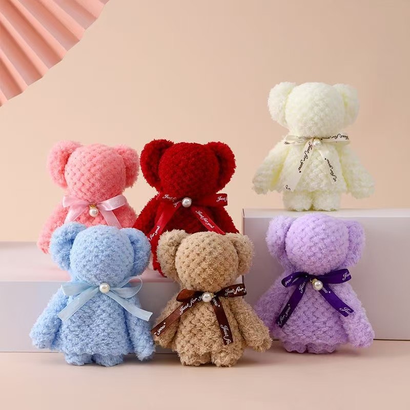 Pineapple Pattern Bear Towel Souvenir Wedding Celebration Gift Shop Wedding Birthday Return Gift Event Opening Gift Wholesale Advertising