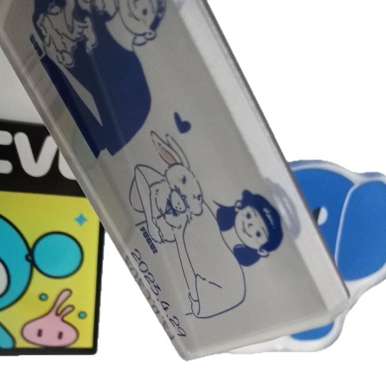 Manufacturer customized acrylic refrigerator stickers epoxy resin soft magnetic modern personalized text magnetic stickers message customization