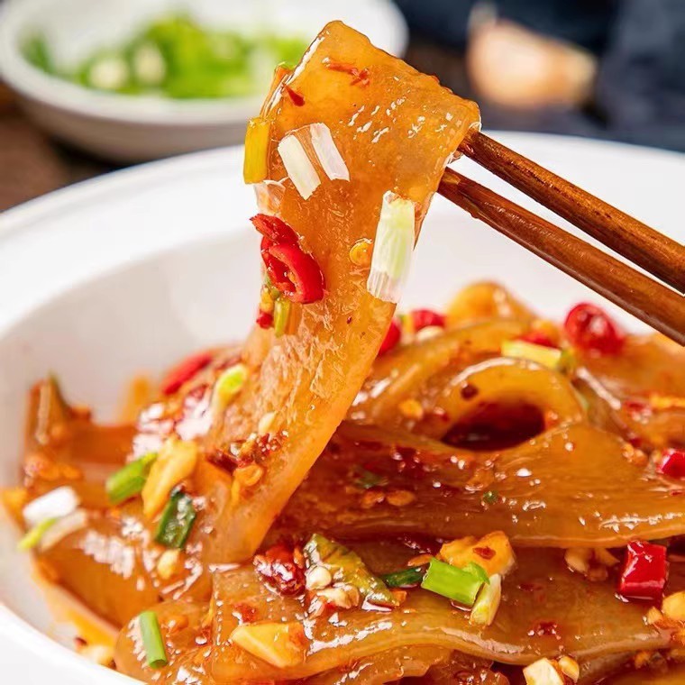 Hot pot wide vermicelli authentic Sichuan powder sweet potato powder sweet potato powder skin Sichuan wide vermicelli instant hot pot ingredients flowing juice for home use