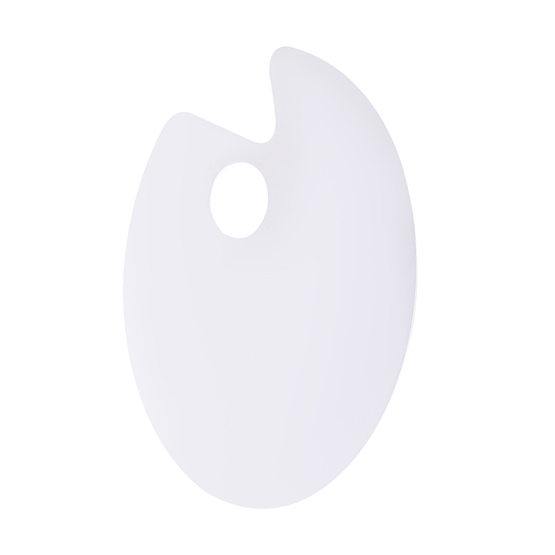 Acrylic Transparent Palette Water Pastel Makeup Beauty Palette Oval Square Palette Oil Painting Palette