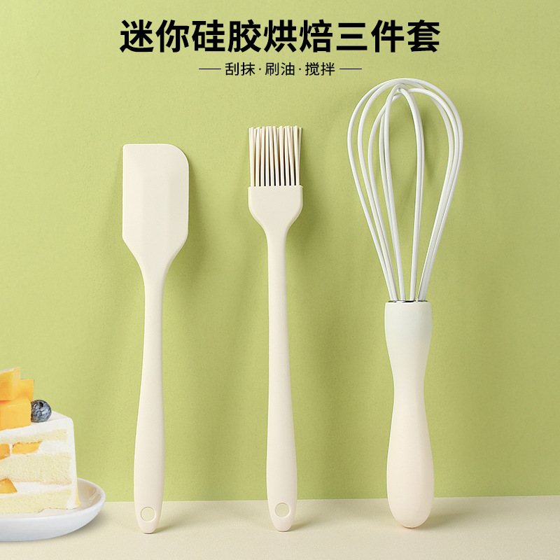 в наличии маленький размер один силиконовый масляный кисть скребок венчик 3 предмета набор кухонный крем скребок инструмент для выпечки