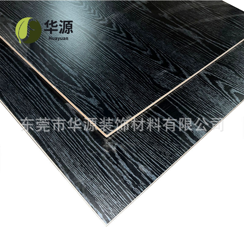 Manufacturer in Stock Wholesale Crystal Porcelain Painting Decorative Medium Fiber Board Sticker Veneer Mirror Back Panel Gorgeous Wood Grain Craft Board