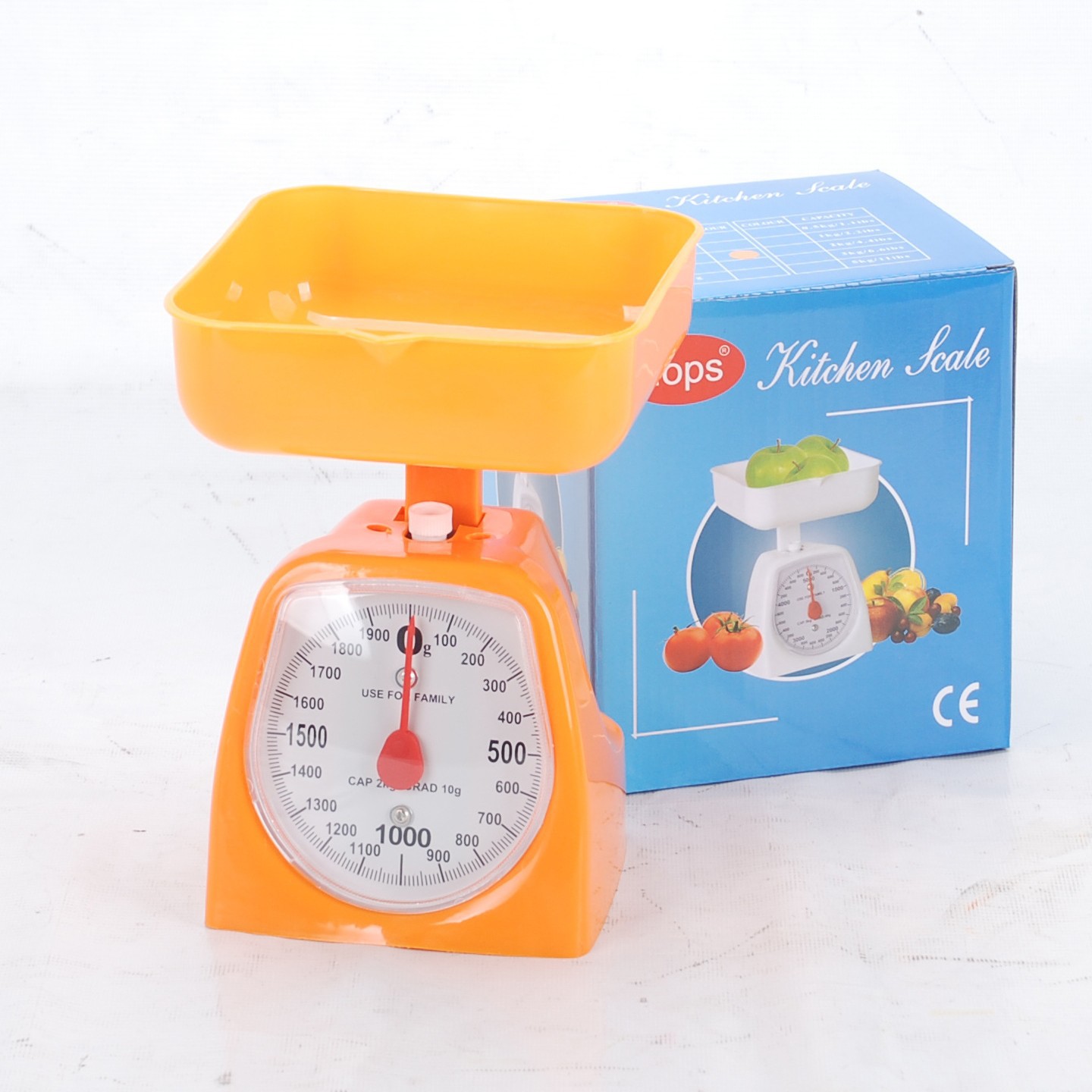 Factory Direct Supply Mechanical Kitchen Spring Food Scale Household Kitchen Scale Plastic Dial Scale