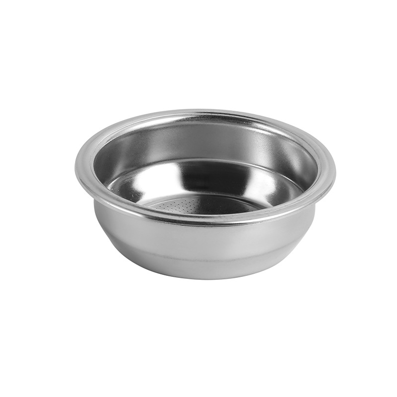 Coffee machine single double powder bowl blind Bowl blind film bottomless powder bowl 51/58mm Universal powder bowl coffee machine accessories