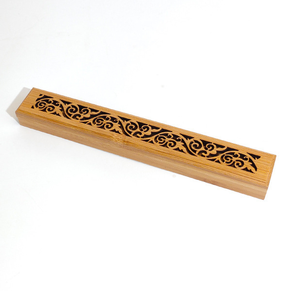 Household bamboo incense box incense plug-in incense burner incense burner incense burner incense burner incense burner incense box bamboo wood storage