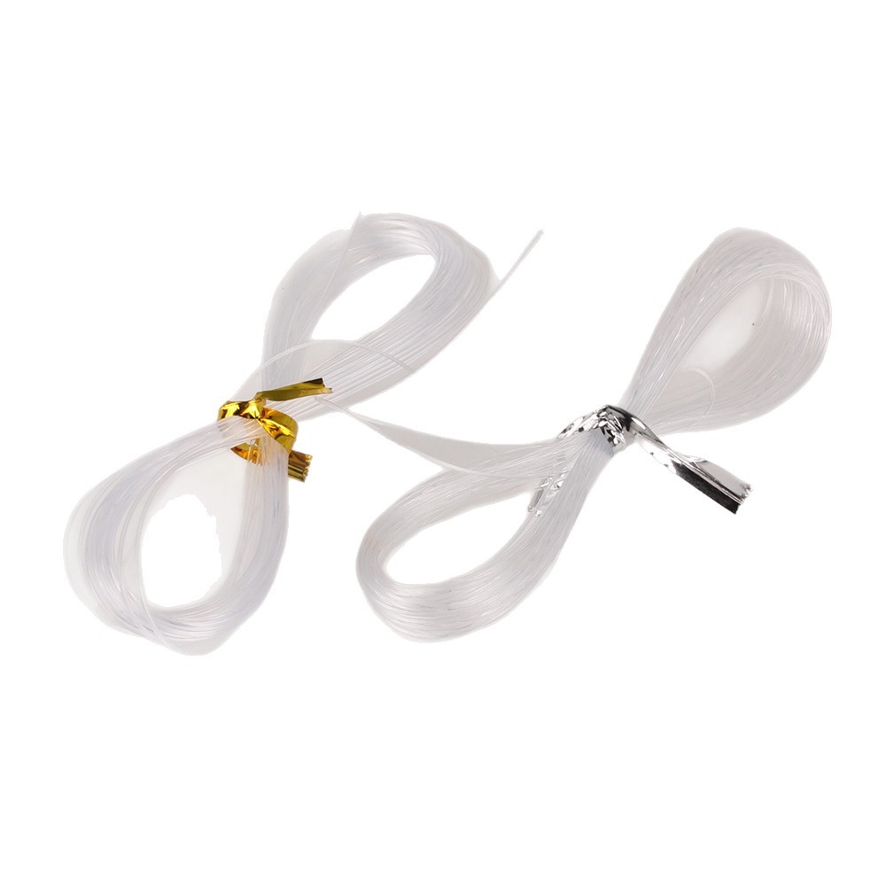 Free Thread Sample 2m Crystal Non-Elastic Fish Silk Thread 10.8m Transparent Crystal Thread Lead Bead Material Package