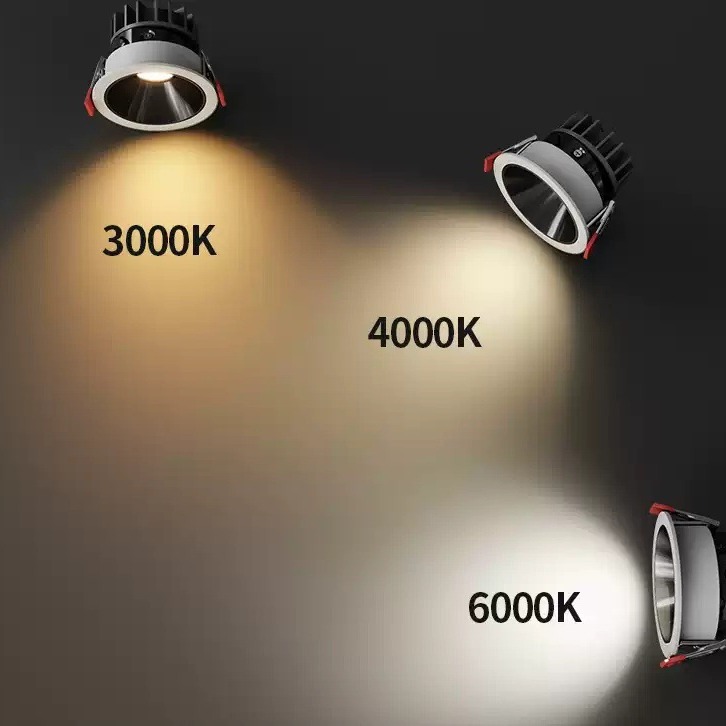 Anti-Glare Spotlight Embedded Hill Led Living Room Home Rotatable Wall Washer Downlight Background Wall Ceiling Light