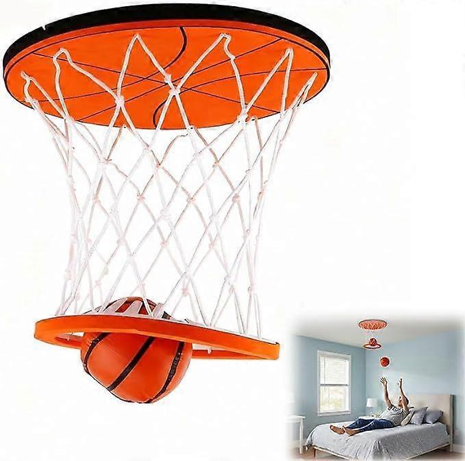Manufacturer in Stock Ceilingbasketball Ceiling-Mounted Basketball Indoor Shooting Toy Can Be Labeled with a Custom Logo
