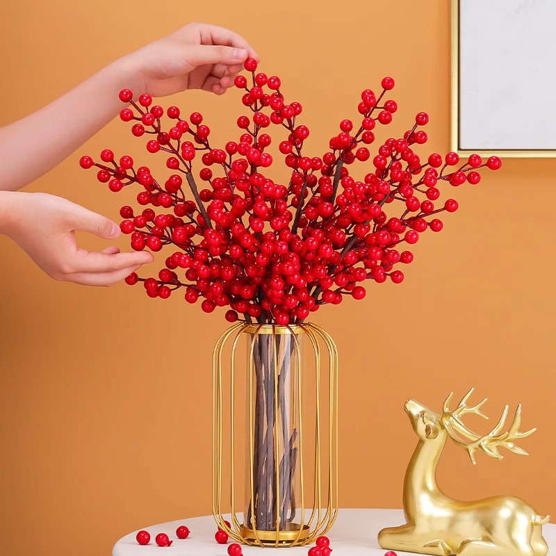 Wrought Iron Geometric Glass Test Tube Lantern Hydroponic Vase Home Living Room Wine Cabinet Desktop Decoration Green Flower Insert Ornaments