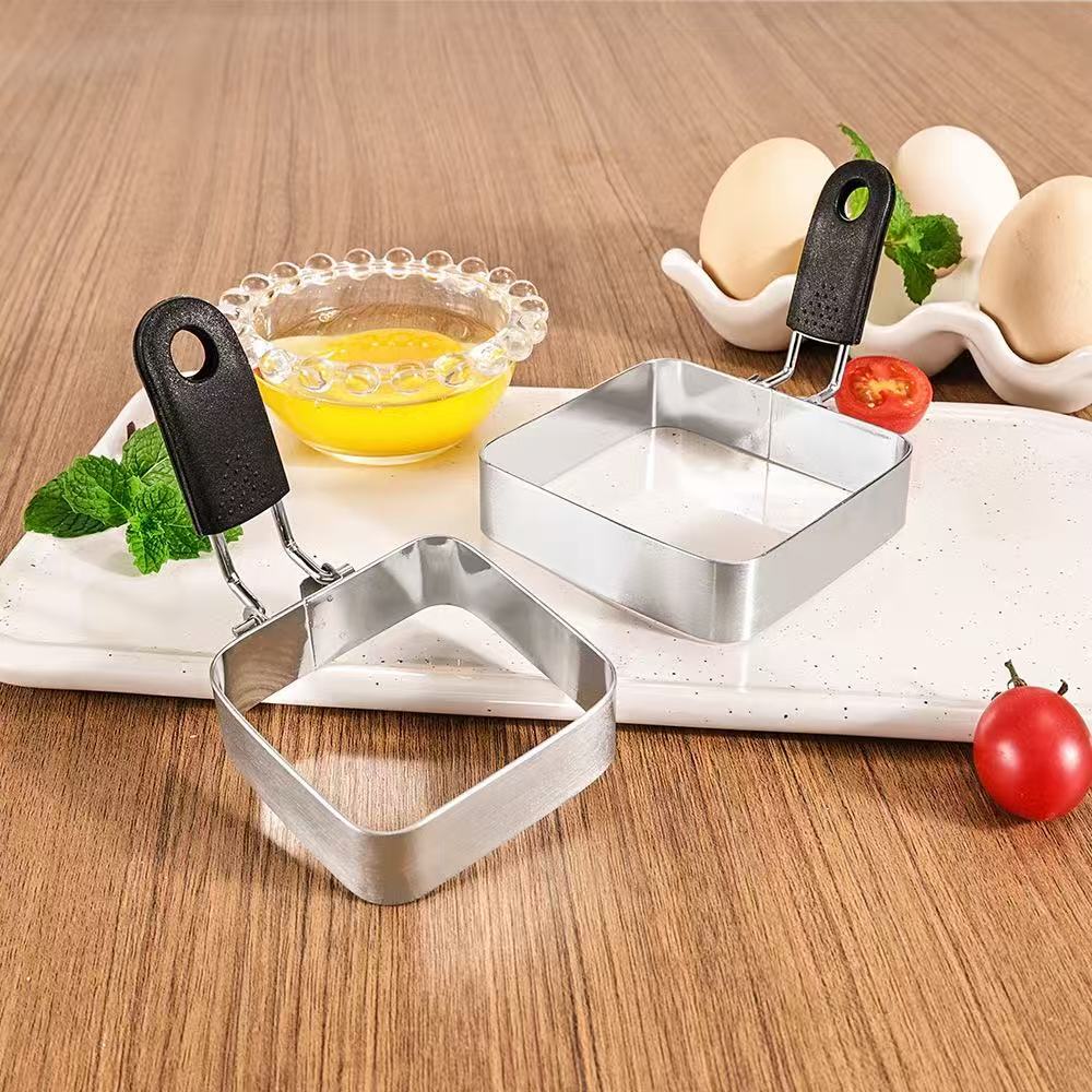 Артефакт для жарки яиц из нержавеющей стали 304, складная форма для омлета в виде вентилятора, для мясных котлет и рисовых шариков
