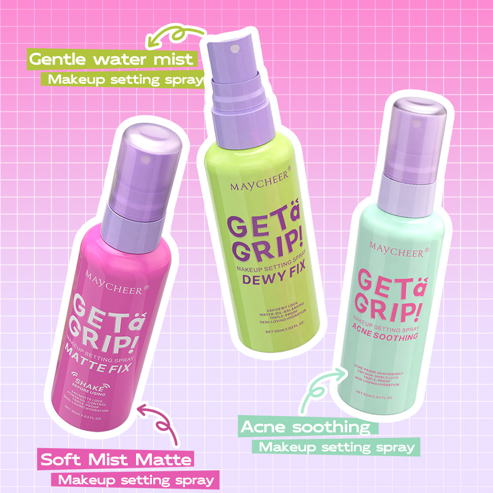 MAYCHEER Fixed Makeup Spray Matte Fog Lightweight Water Mist Oil Control Moisturizing Long-lasting Cross-border Foreign Trade Southeast Asia