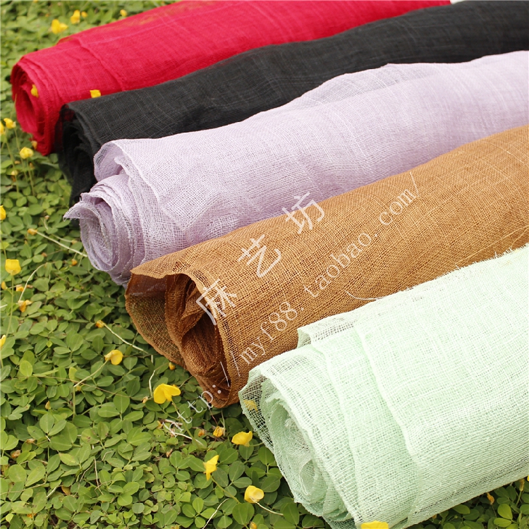 Hemp Art Workshop Imported Dyed Sisal Linen, Manila Abaca, Sisal, Head Flower Hat Decoration Material Hemp Gauze