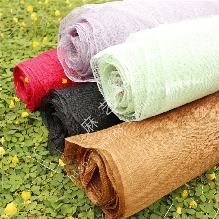 Импортированный окрашенный сизалевый лен, манильский абака, сизаль, материал для декора головных уборов, конопляная марля