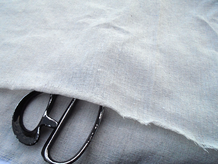 White Linen Fabric Plain Solid Color White Fabric Coarse Linen Handmade DIY Fabric Cutting Fabric