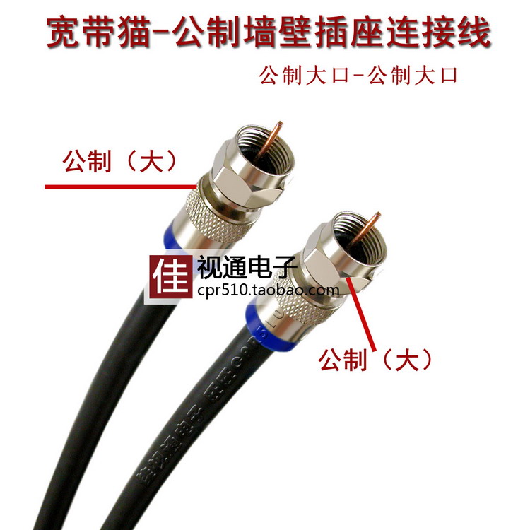 Разветвитель кабельного ТВ, усилитель для настенной розетки, широкополосное подключение Cat, метрический F разъем