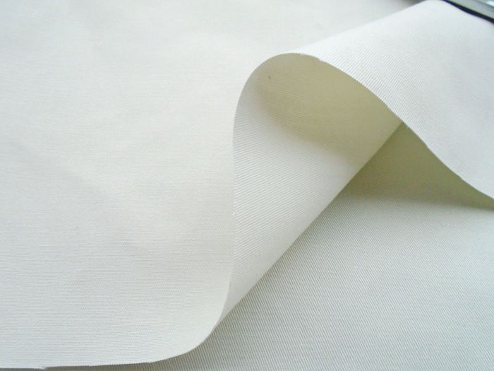 370g White Plain Cloth White Cloth Polyester Cardigan Full Polyester Fine Canvas Fabric White Heat Transfer Base Cloth Thick Chemical Fiber Cloth