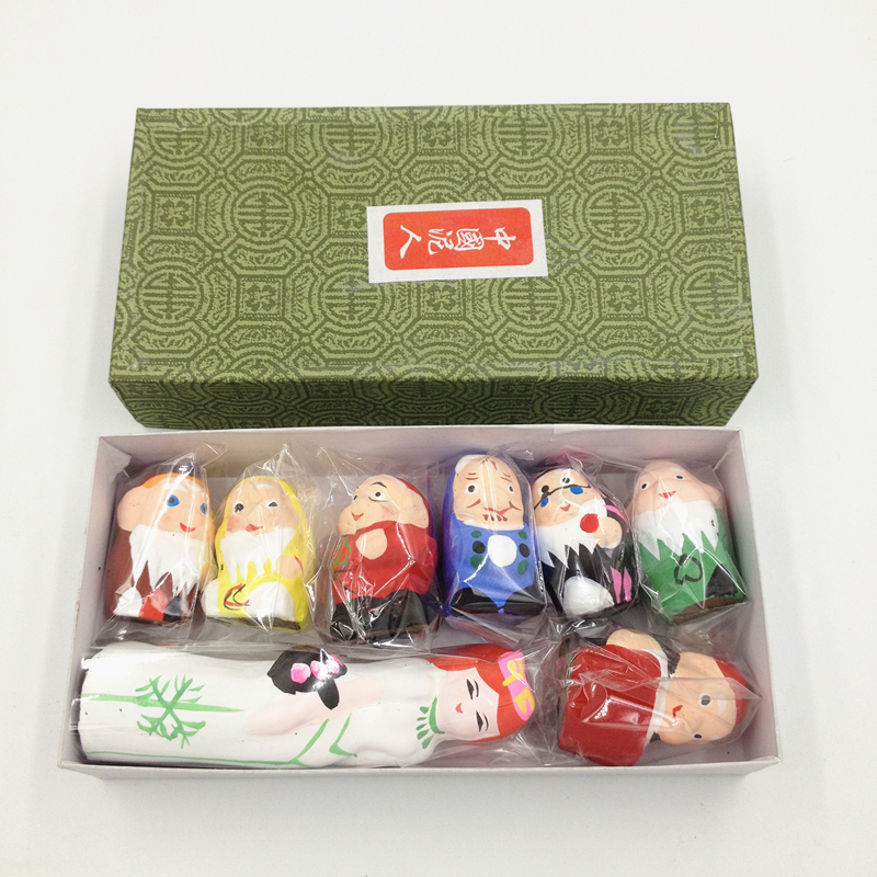 Chinese Style Peking Opera Facial Makeup Small Clay Figurine Ornaments Folk Handicrafts for Foreigners Special Overseas Gifts