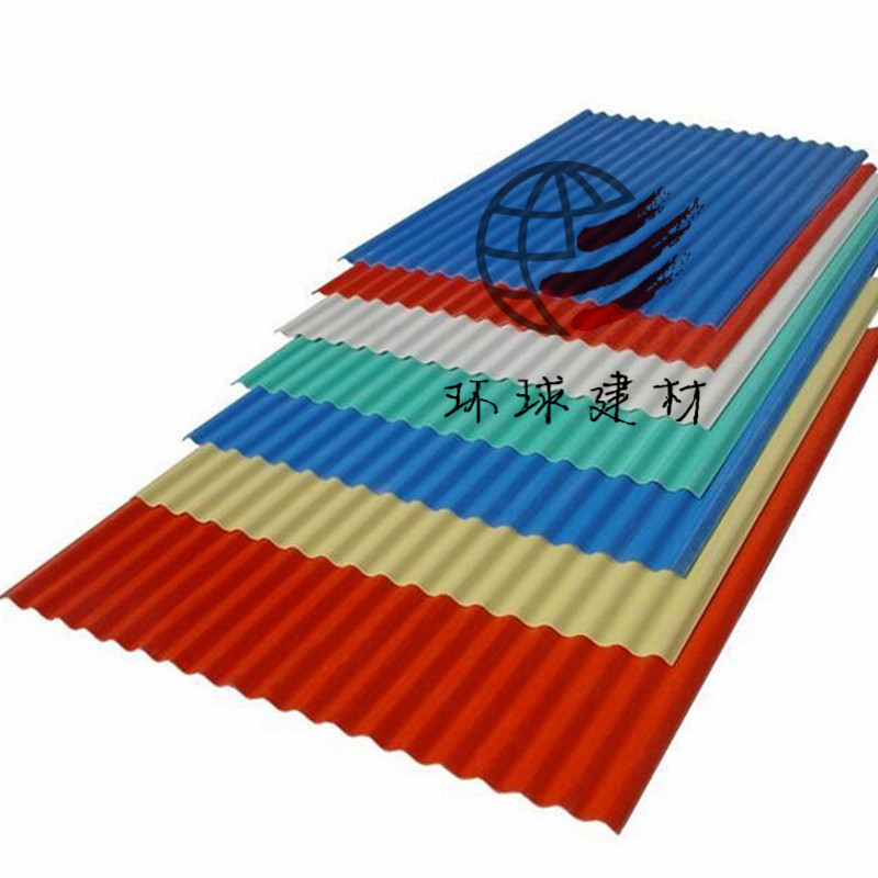 Pvc Plastic Tile Frp Fiberglass Fiber Anti-Corrosion Tile Resin Antique Tile Color Steel Sheet Insulation Tile Plastic Steel Color Tile
