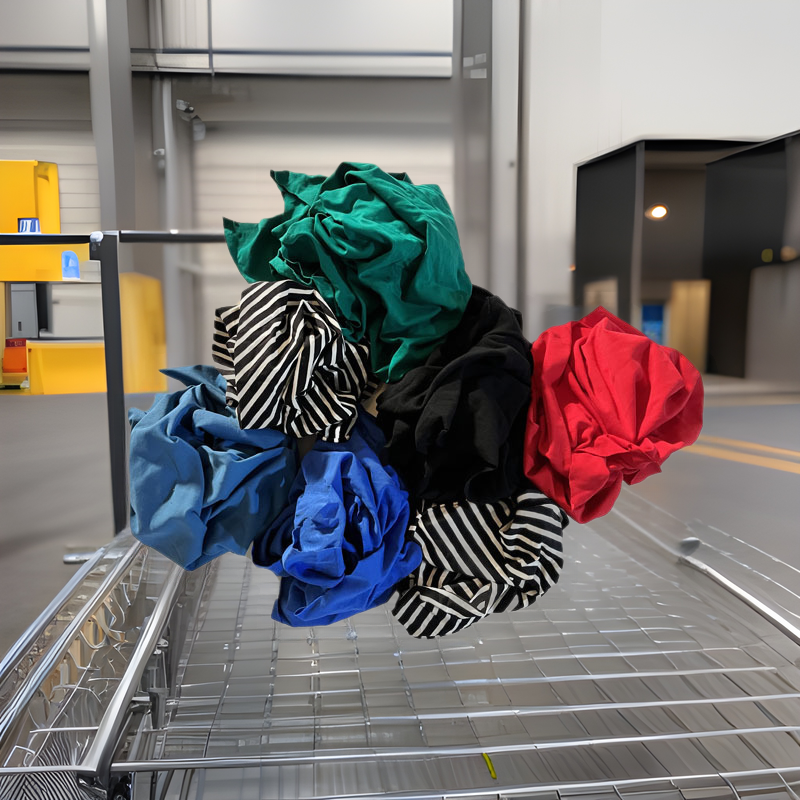 Оптовая продажа смешанных цветных тряпок для машинной уборки, хлопковая, впитывающая масло и воду, большая тряпка, прямая продажа с завода