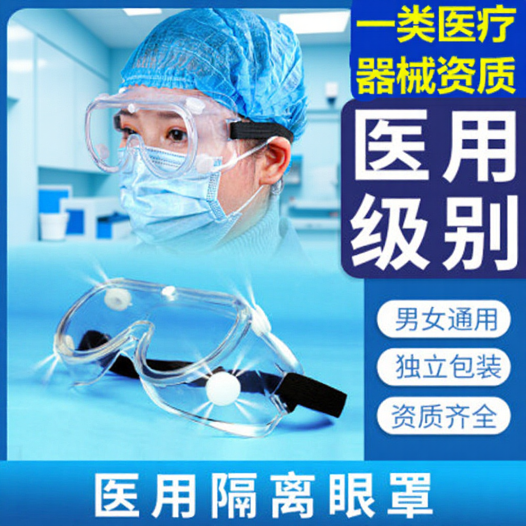 Производитель медицинских защитных очков, прозрачная изоляционная маска для глаз, независимая антифог маска высокой четкости