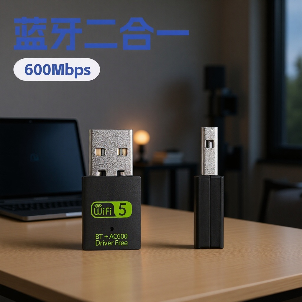 Кросс-бордовый 5G Bluetooth беспроводной сетевой адаптер 8821, Bluetooth двухв одно, WiFi приемник и передатчик без драйвера, двухдиапазонный, 600 мегабайт