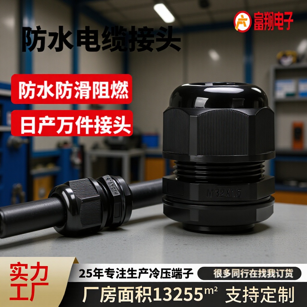 Nylon Cable m Series Plastic Waterproof Connector Pg Sealed Gland Fixed Cable Waterproof Cable Connector