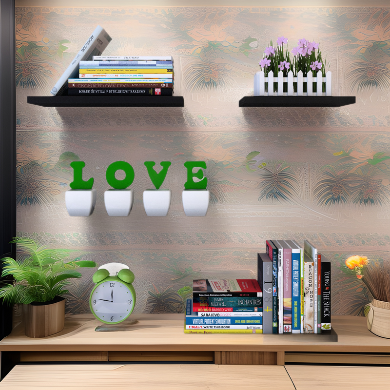 Деревянная одноуровневая перегородка полка для ТВ, полка для шкафа, настенный стеллаж