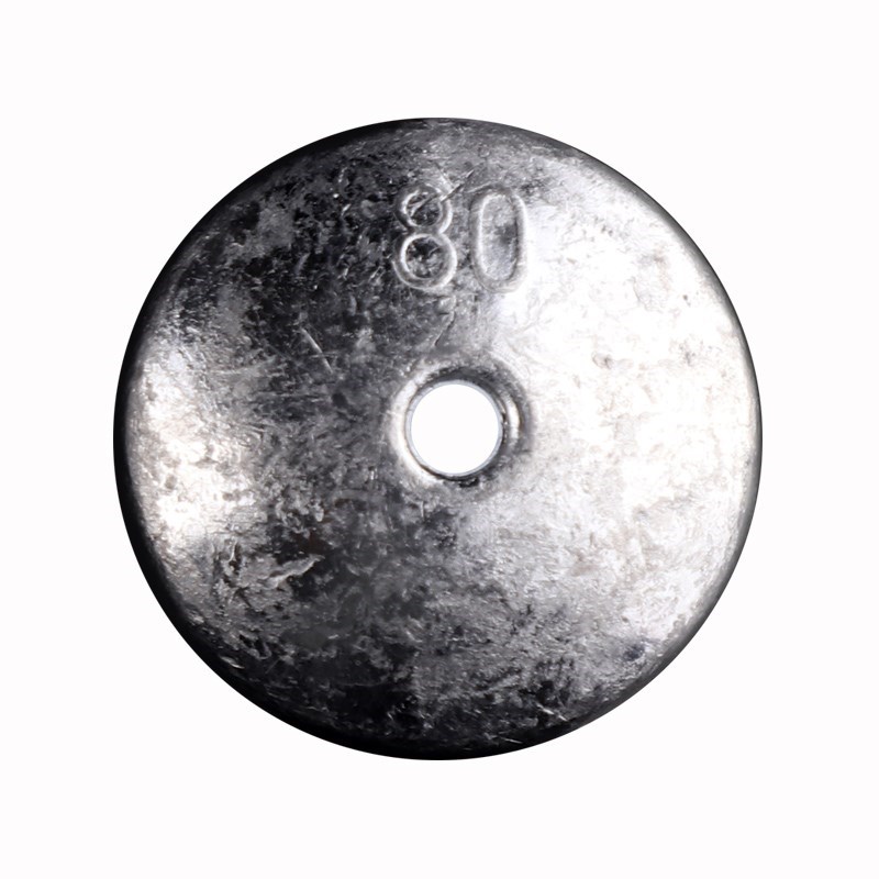 Flip Lead Round Lead Sinker Round Cake Lead Fishing Tackle Fish ----- New Ok--August Repair Ok