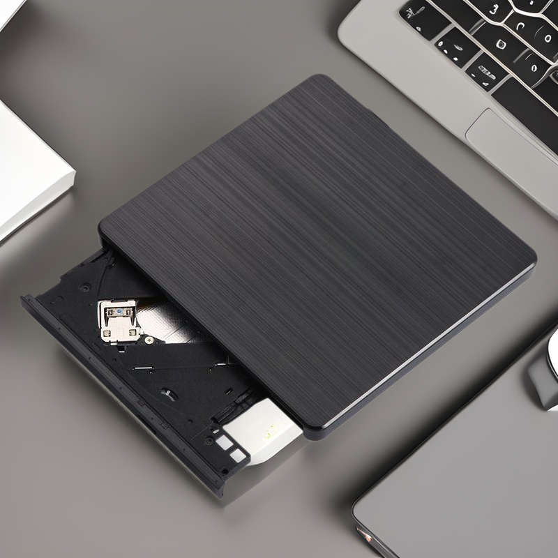 Brushed квадратный внешний оптический привод универсальный для чтения и записи на компьютерном ноутбуке