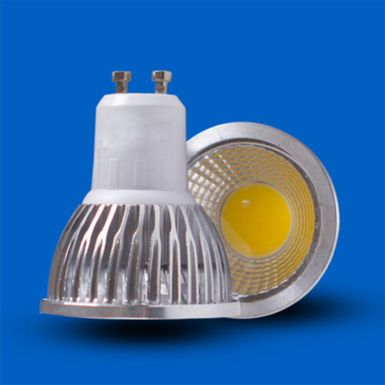 Led lamp cup GU10 home E27 aluminum shell COB spotlight 7W12W15W wide pressure commercial ceiling light color light source