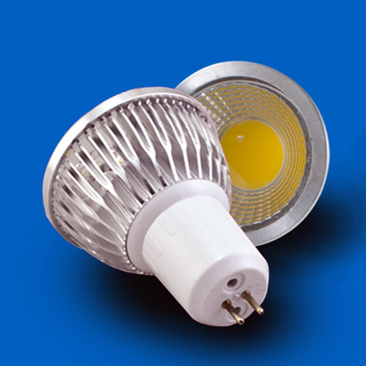 Led lamp cup GU10 home E27 aluminum shell COB spotlight 7W12W15W wide pressure commercial ceiling light color light source