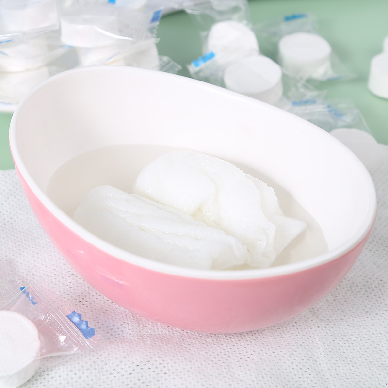 Travel Portable Face Towel Non-Woven Beauty Cleansing Towel 100Pcs Disposable Compressed Towel Pure Cotton Portable