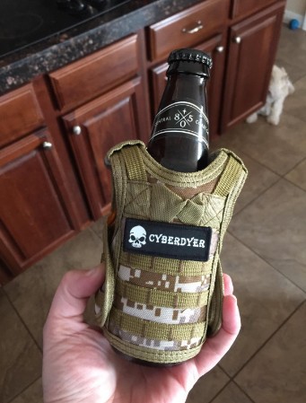 Miniature Vest Mini Vest Canned Drink Beer Bottle Set Tactical Mini Molle Adjustable Drink