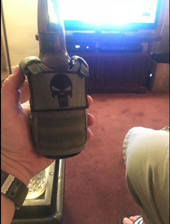 Miniature Vest Mini Vest Canned Drink Beer Bottle Set Tactical Mini Molle Adjustable Drink