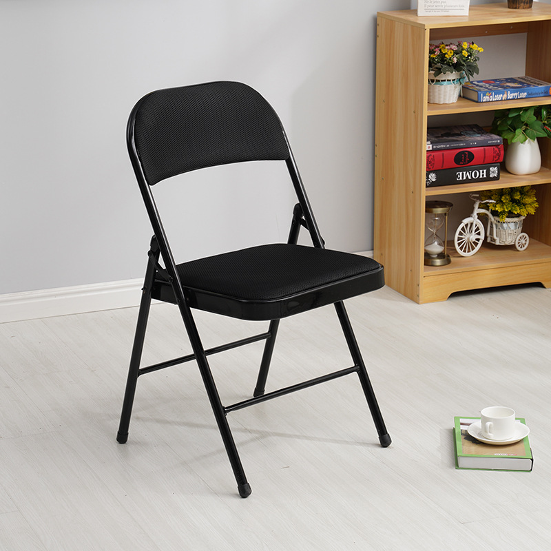 Folding Chair Home Stool Portable Rental Office Meeting Computer Dining Chair Simple Modern Dormitory Backrest Chair