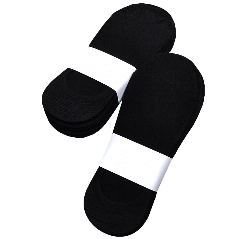 Men's socks socks breathable sweat-absorbent solid color men's boat Socks summer low-top low-cut invisible socks thin men's socks Cotton