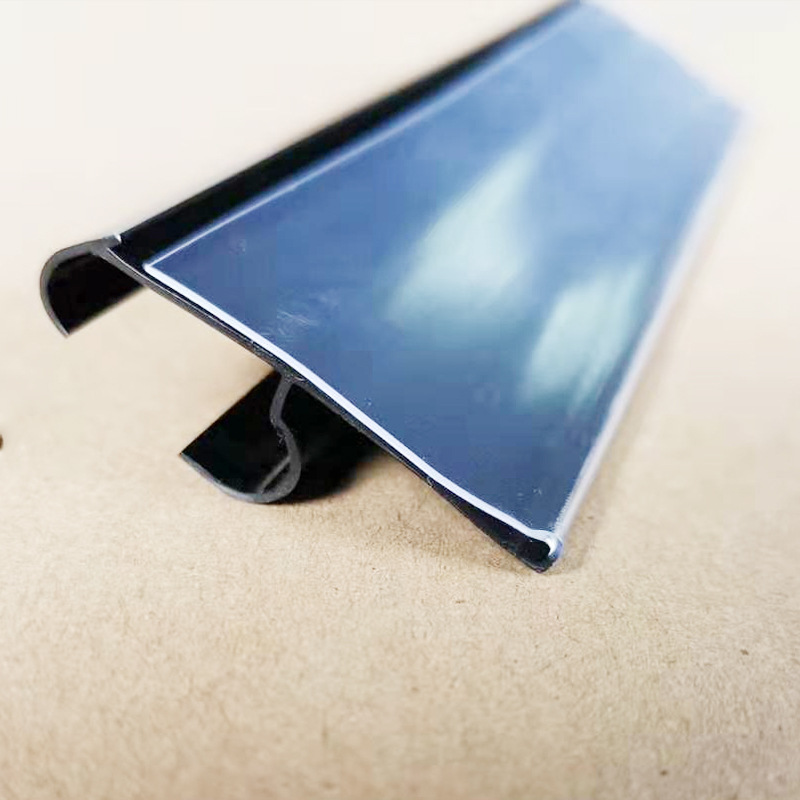 Supermarket Price Tag Pvc Card-Type Price Strip Supermarket Shelf Price Tag Thickened Glass Card Strip Extruded Profile