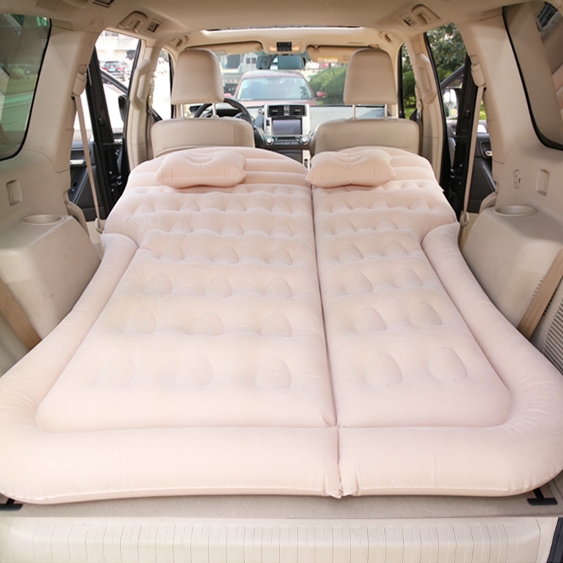 Car Folding Travel Mattress SUV Rear Seat Sleeping Mat Trunk Car Inflatable Bed Car Air Cushion Inflatable Cushion