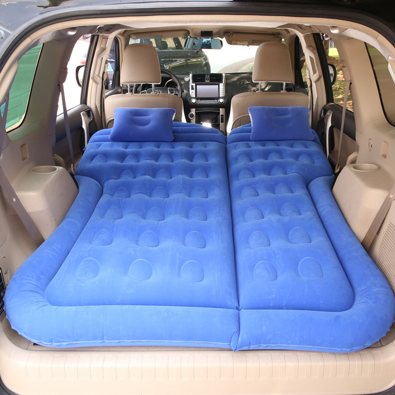 Car Folding Travel Mattress SUV Rear Seat Sleeping Mat Trunk Car Inflatable Bed Car Air Cushion Inflatable Cushion