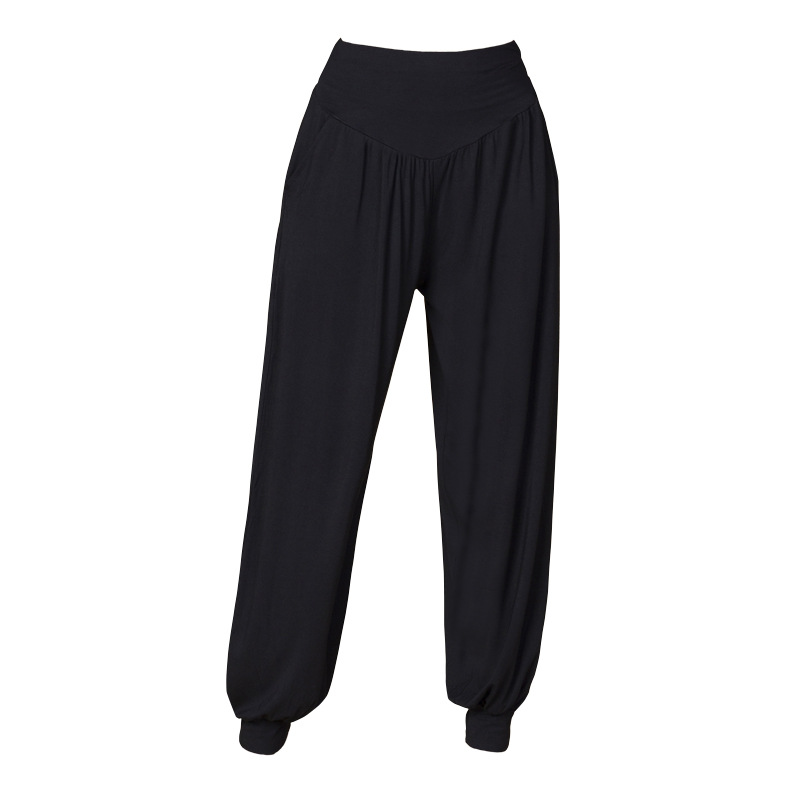 Dance Pants Yoga Pants Pocket Bloomers Wide Leg Pants High Waist Modern Dance Pants Loose Adult Casual Home Pants