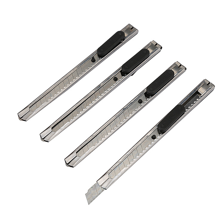 Stainless steel art knife small size portable office supplies metal paper cutting knife student stationery hand tool knife wholesale