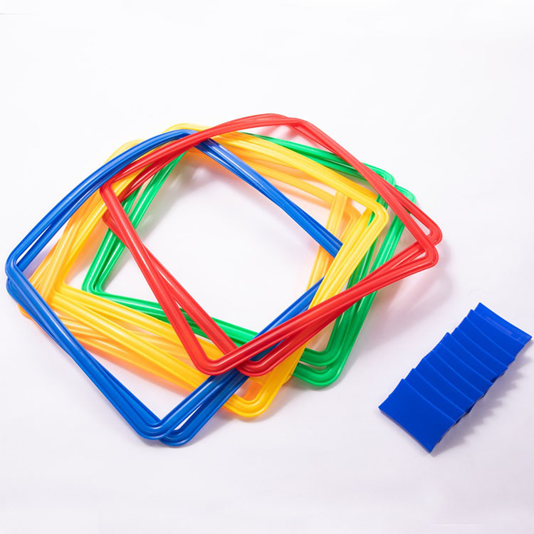 Plaid Hopscotch Kindergarten Teaching Amenity Children's Feeling Training Outdoor Sports Jumping Sandbag Chasing Toys