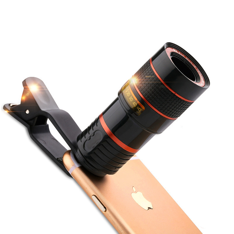 Wholesale 8X8 Telephoto Mobile Phone Lens Universal Zoom Lens for Cameras High-Definition Focus Adjustment Special Effects Photography Camera Lens