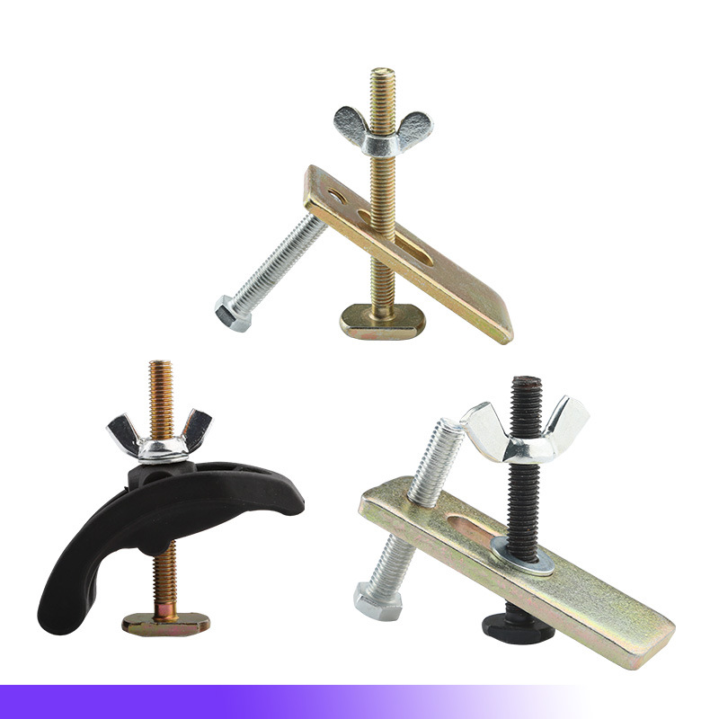 Engraving machine press plate clamp plate aluminum profile bow press plate thickened table bow clamp clamp engraving machine