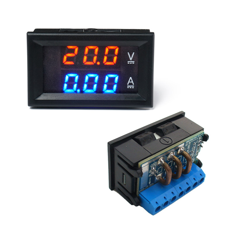 H28Ui303 Dc Dual Display Digital Voltage and Ammeter 30V20A30A50A Comes with Shunt with Fine Adjustment