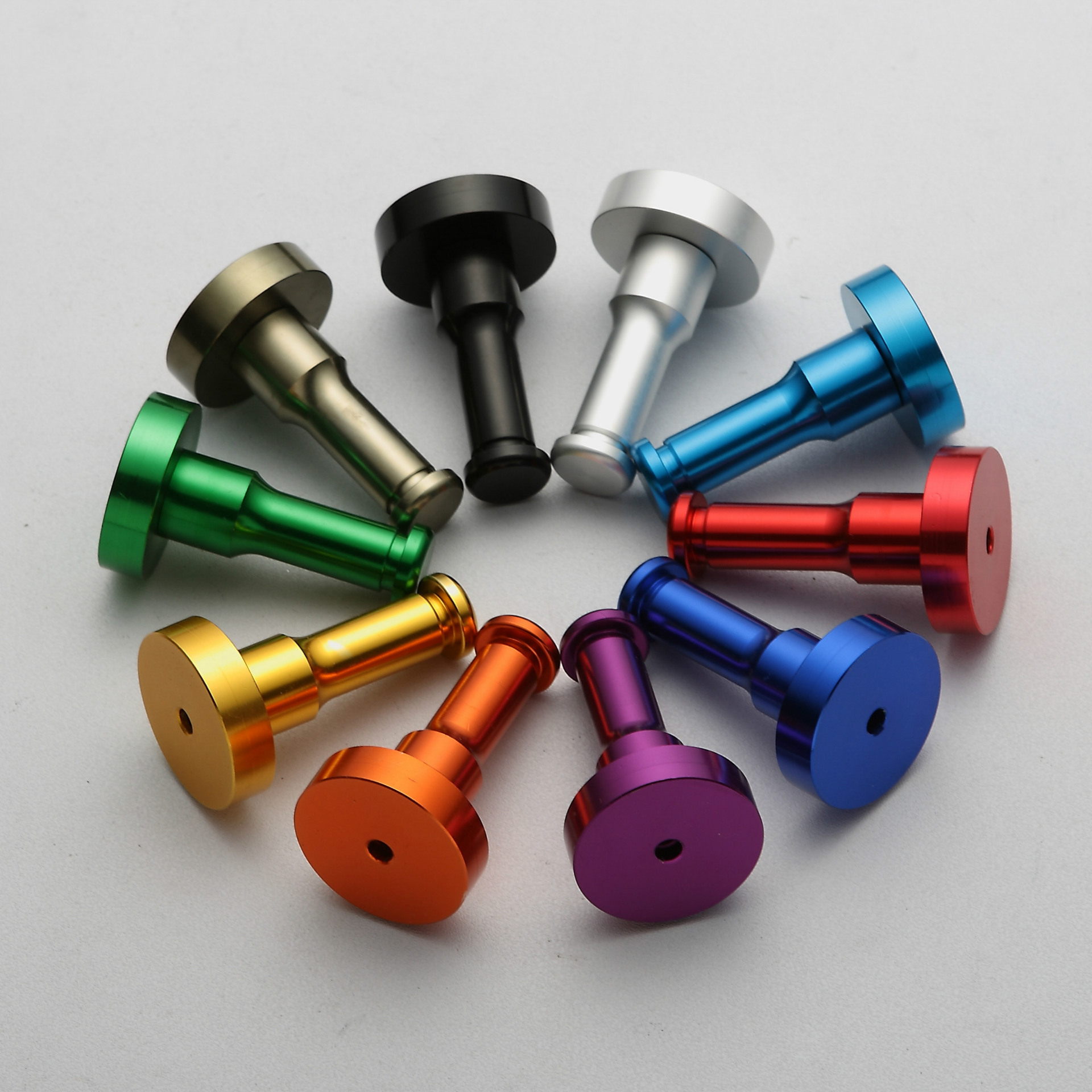 Space aluminum hook behind the door Hook bathroom balcony creative hanger color coat hook nail-free wall hanging towel hook